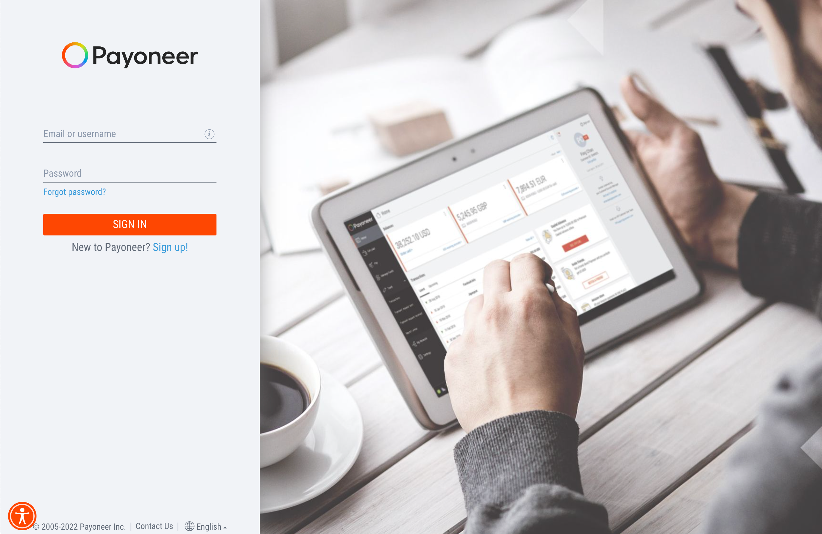 Payoneer User Login