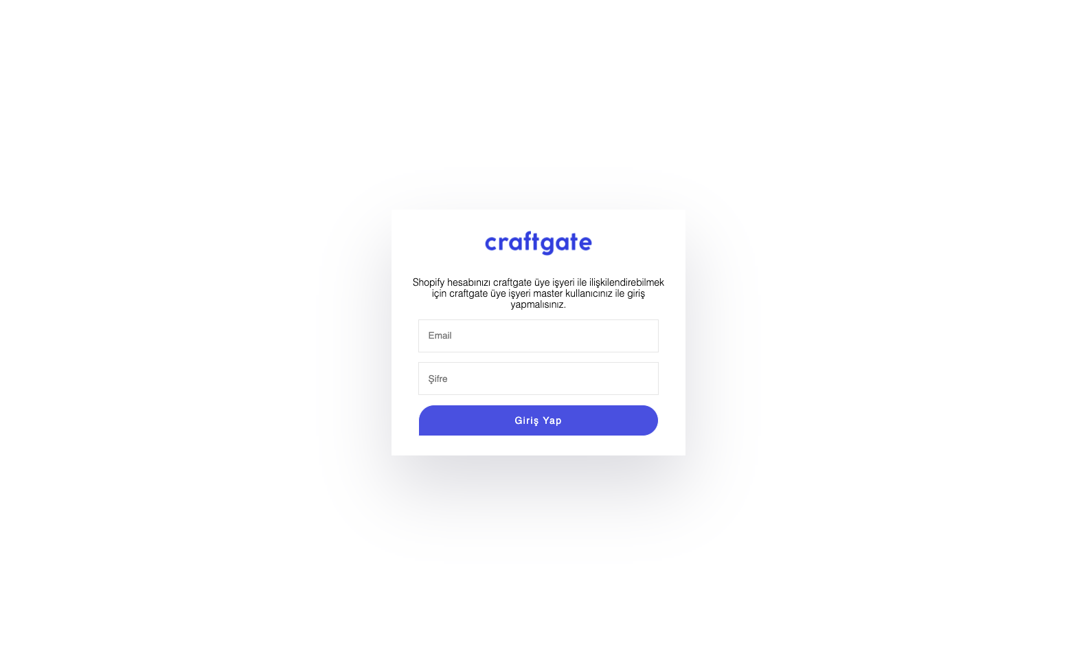 Connect Craftgate Account