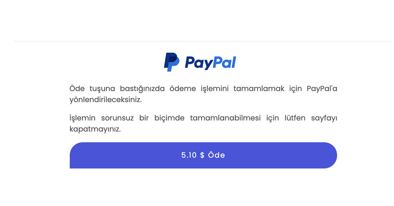 Only PayPal Tab